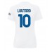 Inter Milan Lautaro Martinez #10 Dámské Venkovní Dres 2023-24 Krátkým Rukávem